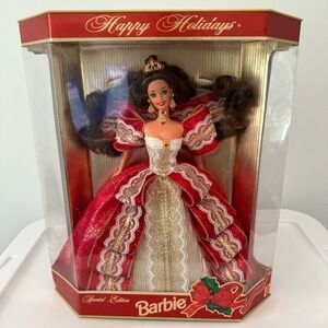 1997 Rare Holiday Barbie - new in box - rare edition with misprint on box